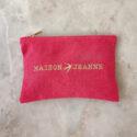 POCHETTE MADELEINE FRAMBOISE - MAISON JEANNE