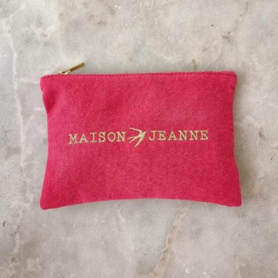 POCHETTE MADELEINE FRAMBOISE - MAISON JEANNE