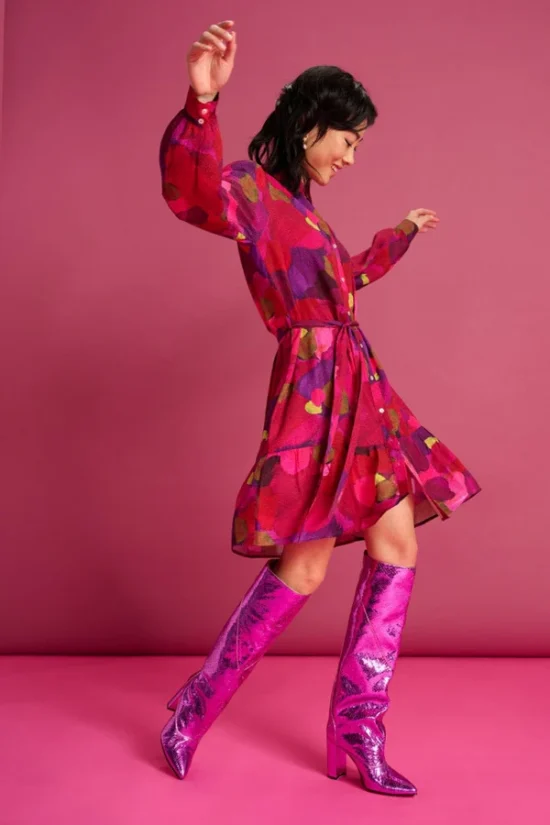 ROBE FIERY PINK – Image 4