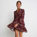 ROBE TEANA PIVOINE
