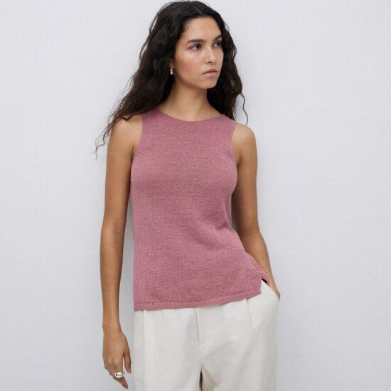 TOP LIMA42 VIEUX ROSE - YERSE