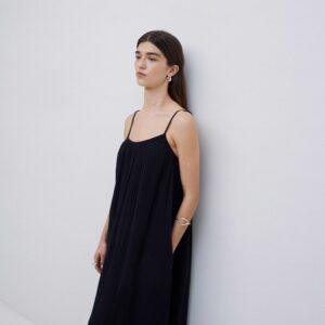ROBE CAMELIA42 BLACK - YERSE