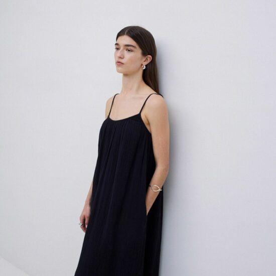 ROBE CAMELIA42 BLACK - YERSE