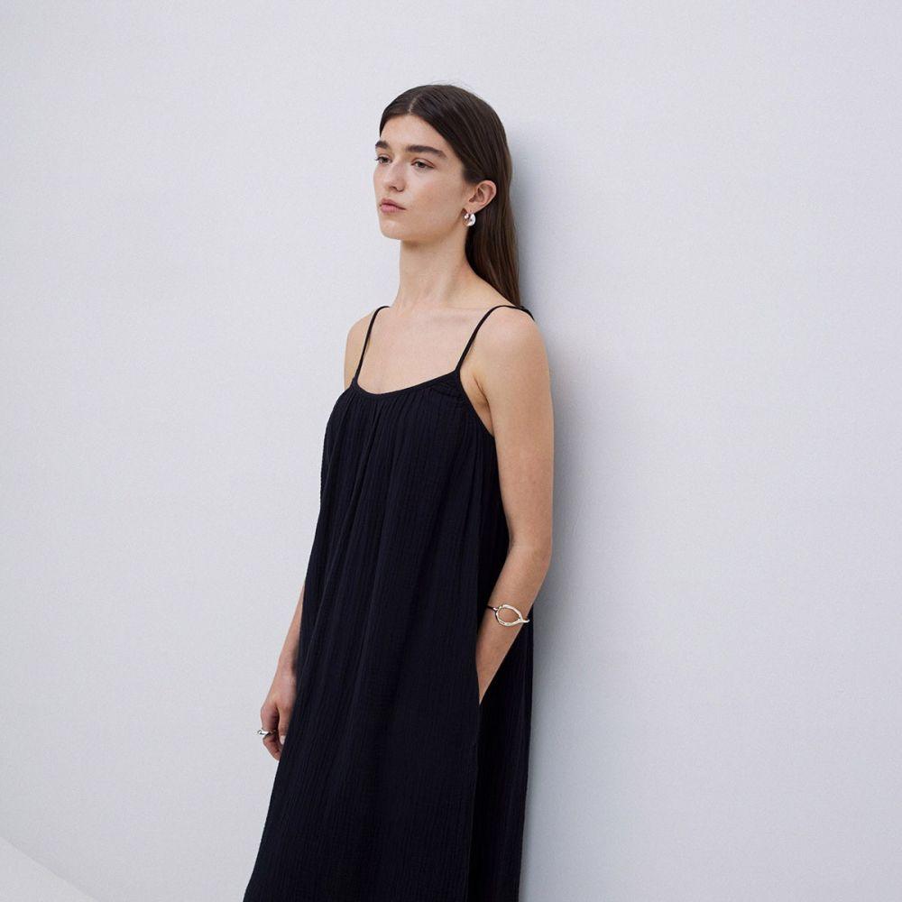 ROBE CAMELIA42 BLACK - YERSE