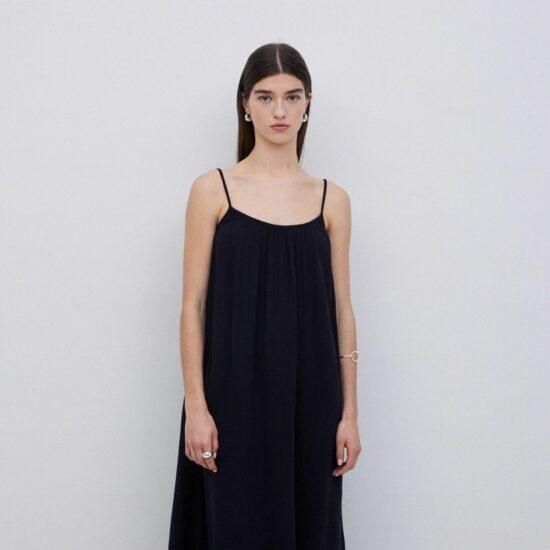 ROBE CAMELIA42 BLACK - YERSE – Image 2