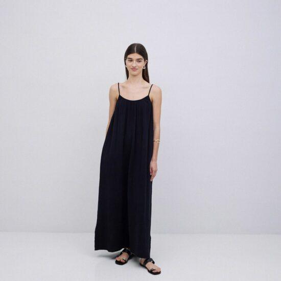 ROBE CAMELIA42 BLACK - YERSE – Image 3