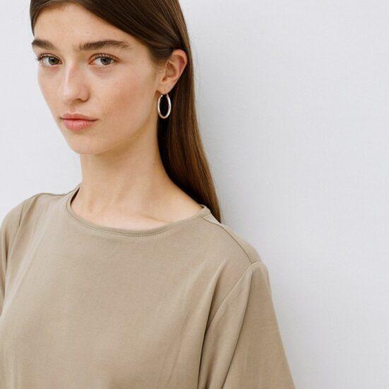 T-SHIRT LORENA42 KHAKI  - YERSE – Image 3