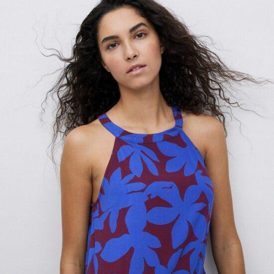 ROBE ISCHIA42 BIG FLOWERS  - YERSE