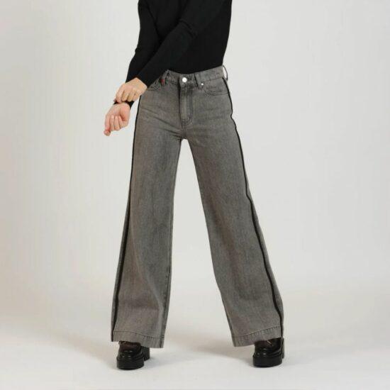 JEANS FLEURE GREY GANSE - F.A.M