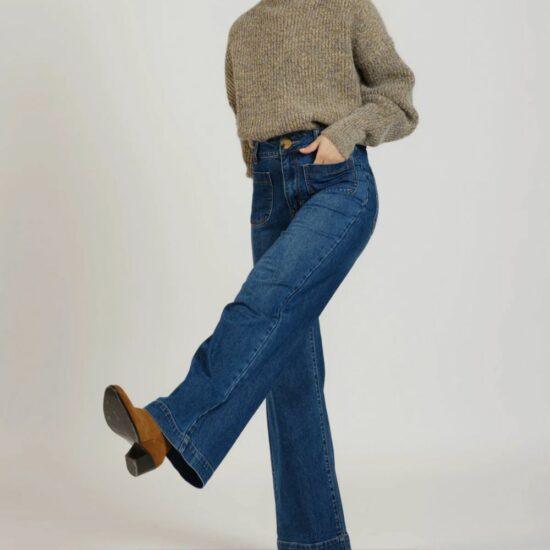 NEW JEANS FAUVE STONE - F.A.M