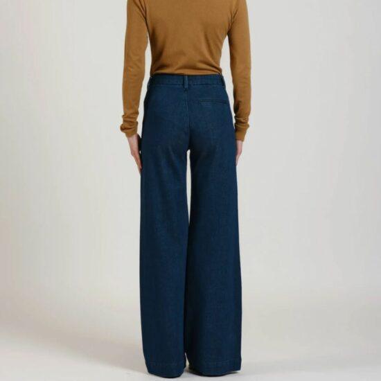 JEANS FRANCINE NAVY - F.A.M – Image 2