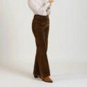 JEANS FAUSTINE CHOCO - F.A.M