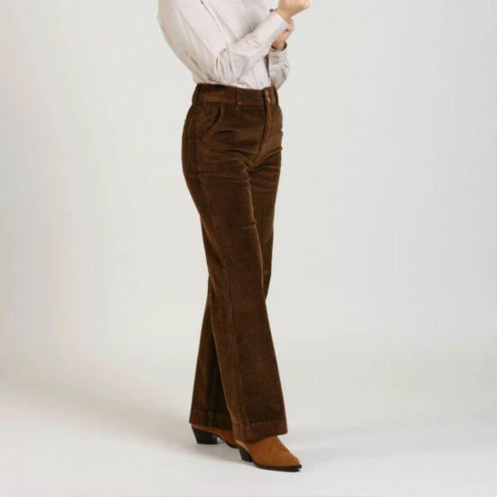JEANS FAUSTINE CHOCO - F.A.M