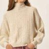PULL DINO CREME TWEED - DES PETITS HAUTS