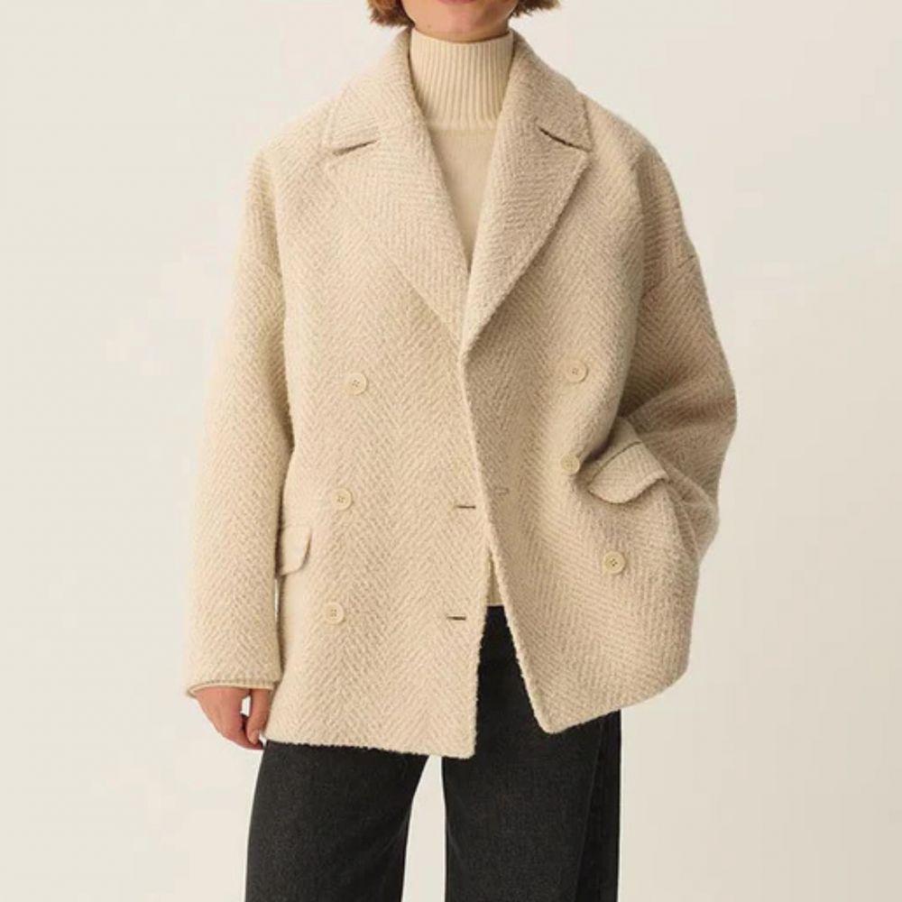 MANTEAU YZIA CREME - DES PETITS HAUTS