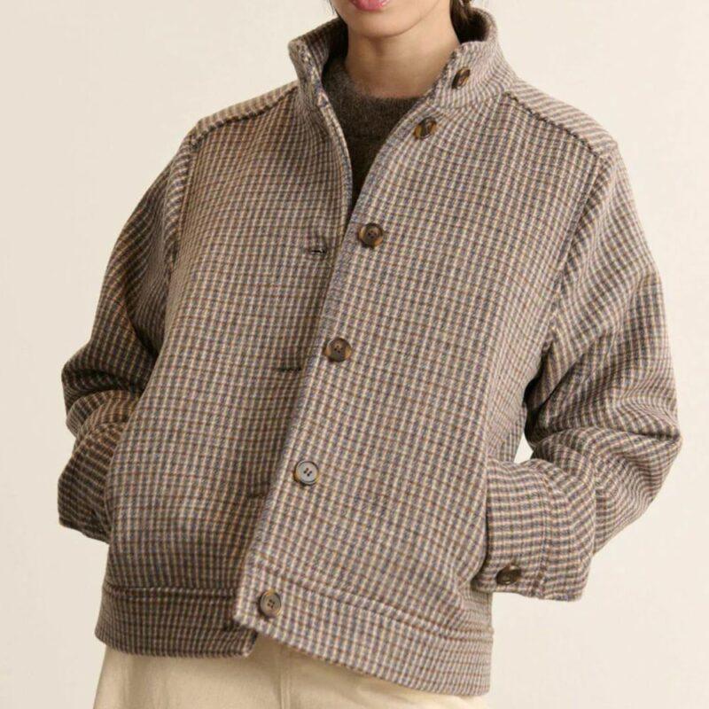 MANTEAU TRUFFE BLEU - GARANCE