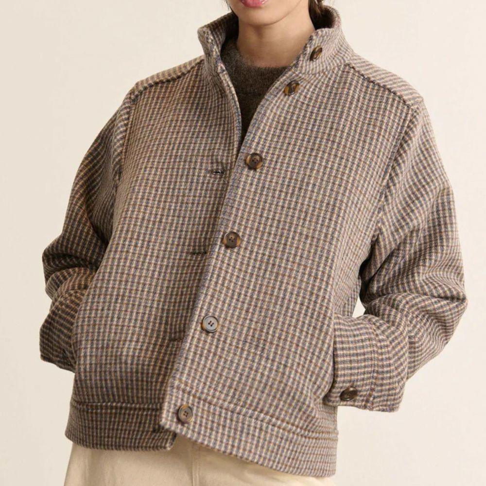 MANTEAU TRUFFE BLEU - GARANCE