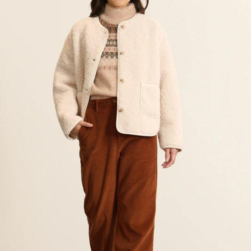 MANTEAU BRANDY ECRU - GARANCE