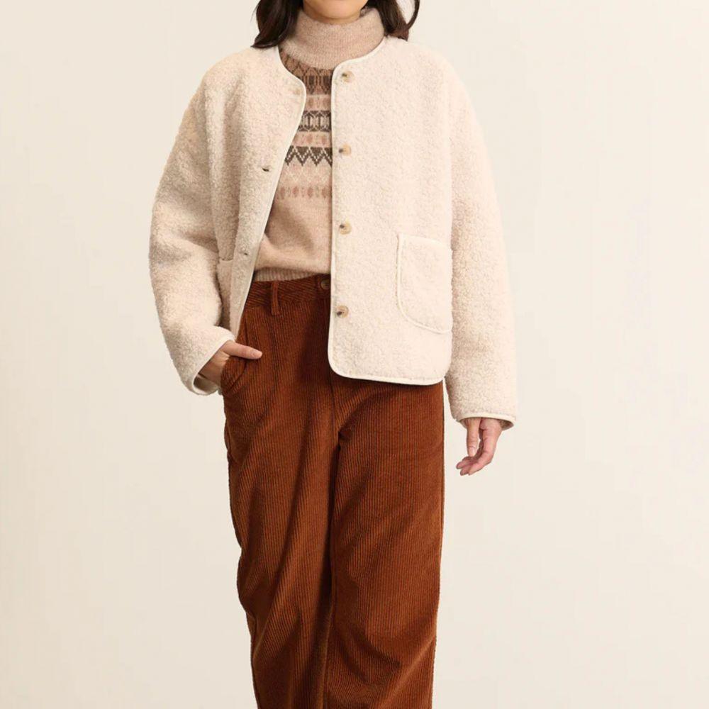 MANTEAU BRANDY ECRU - GARANCE