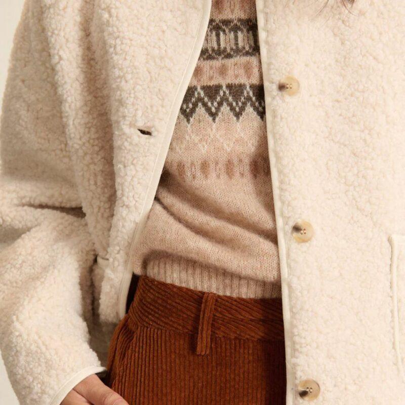 MANTEAU BRANDY ECRU - GARANCE – Image 3