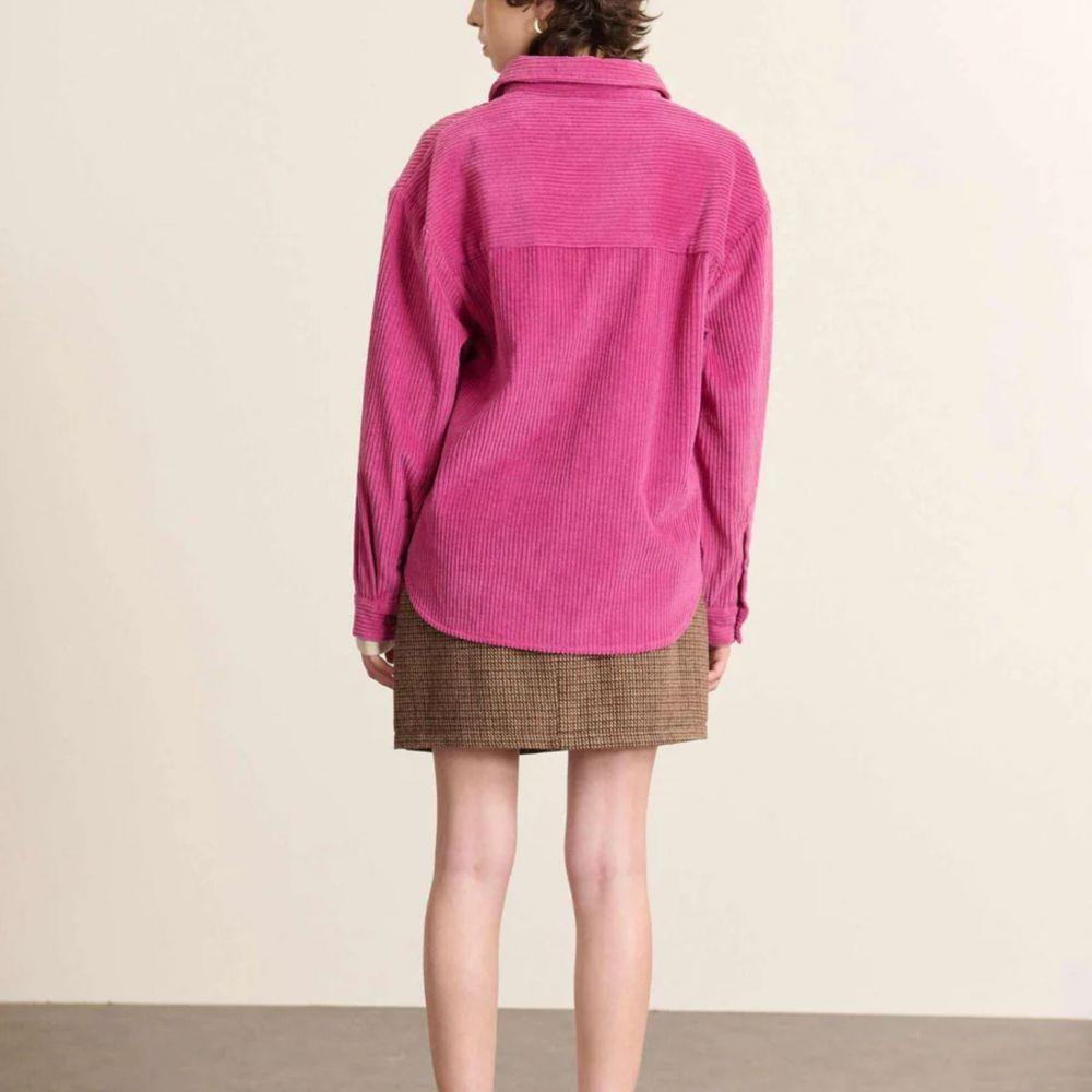 CHEMISE VELOURS BEN ROSE - GARANCE – Image 3