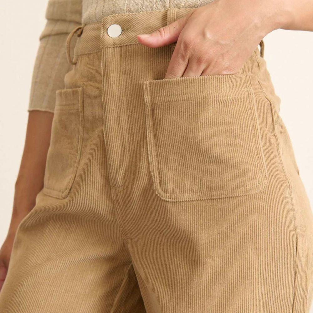 PANTALON VELOURS TORRES BEIGE - GARANCE – Image 3