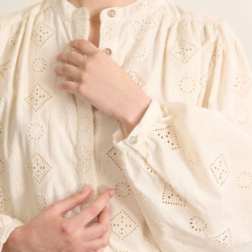 BLOUSE KETTY* ECRU - GARANCE – Image 2