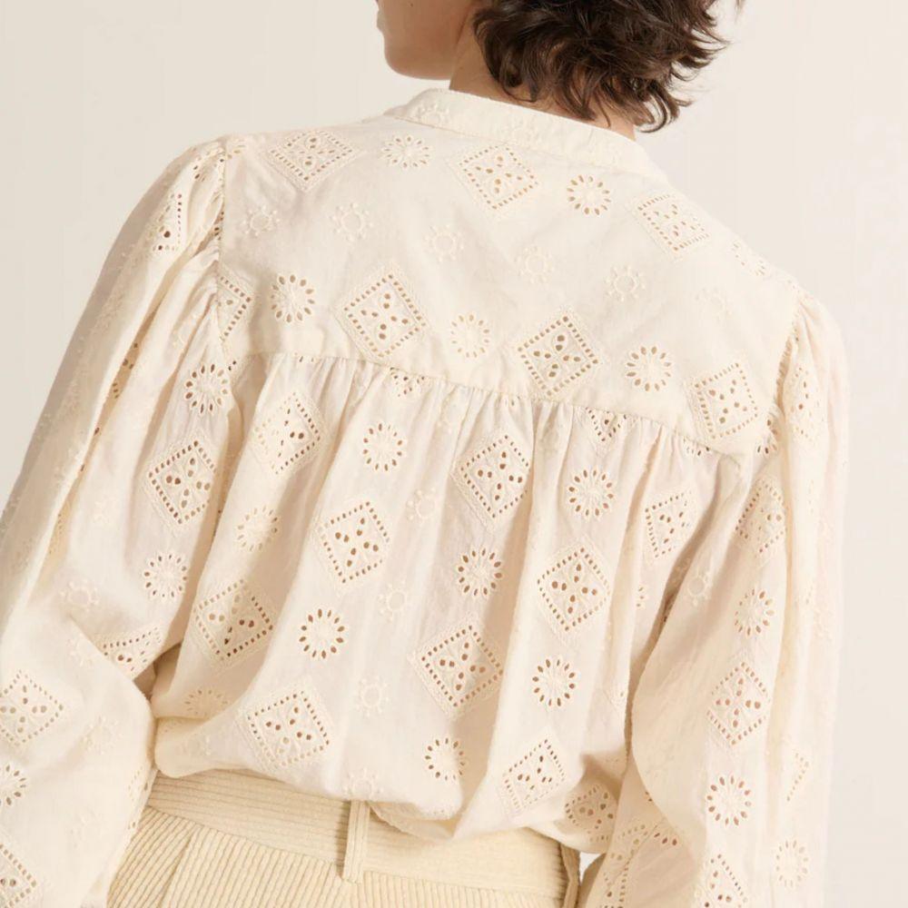 BLOUSE KETTY* ECRU - GARANCE – Image 3