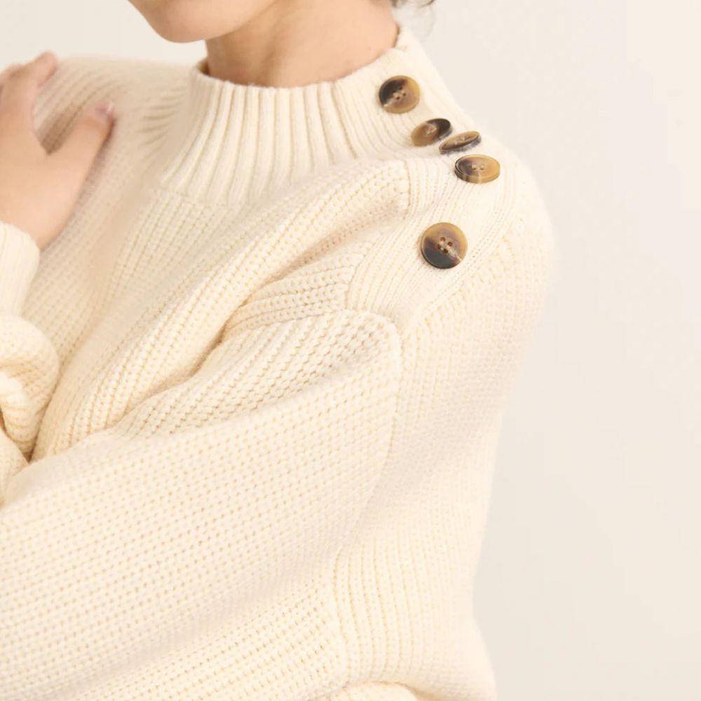 PULL KIMBO ECRU* - GARANCE – Image 2