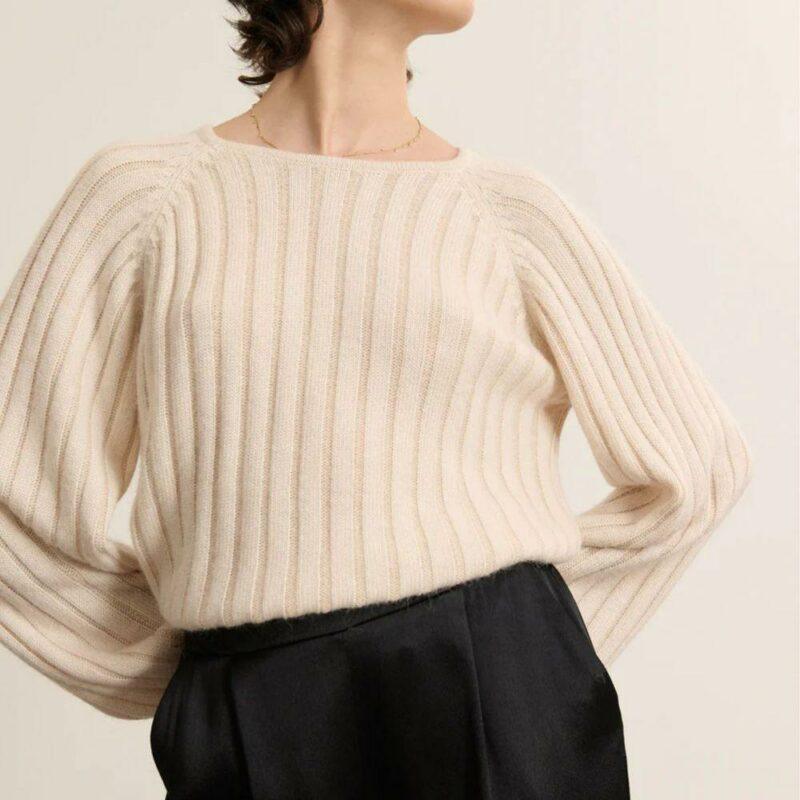 PULL TIMOTHE BEIGE - GARANCE – Image 2