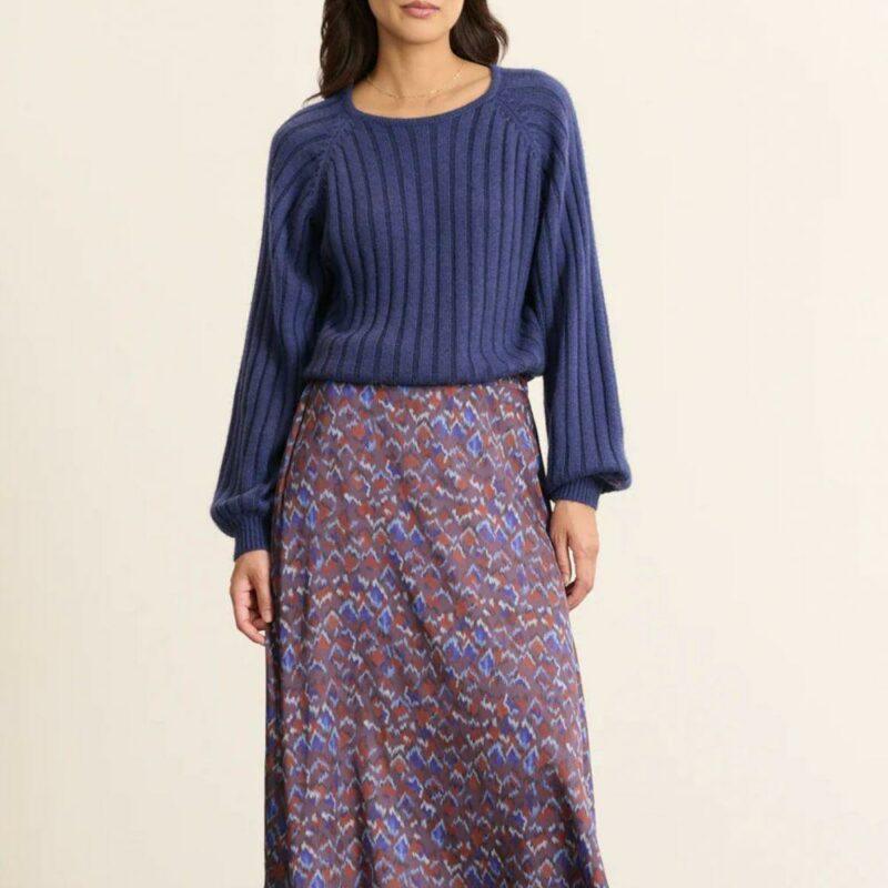 PULL TIMOTHE MARINE - GARANCE