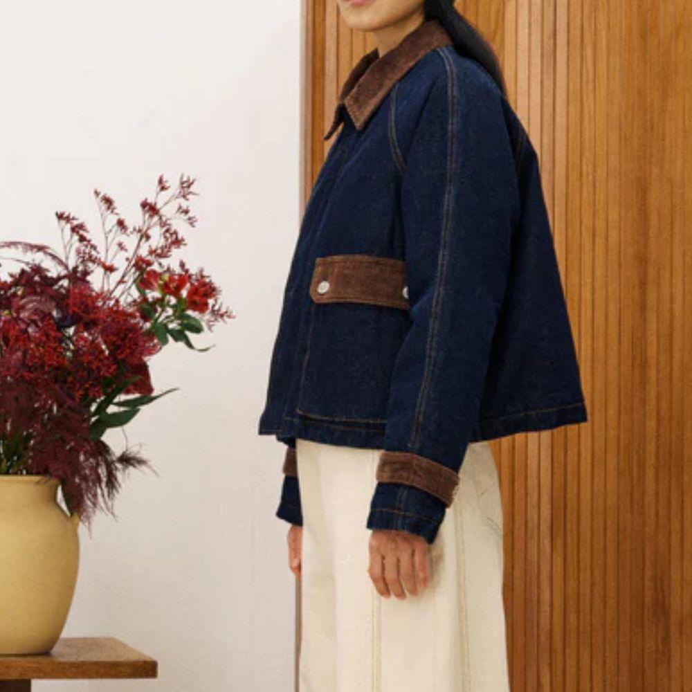 VESTE ZOLA BLEU NUIT - FRNCH – Image 3
