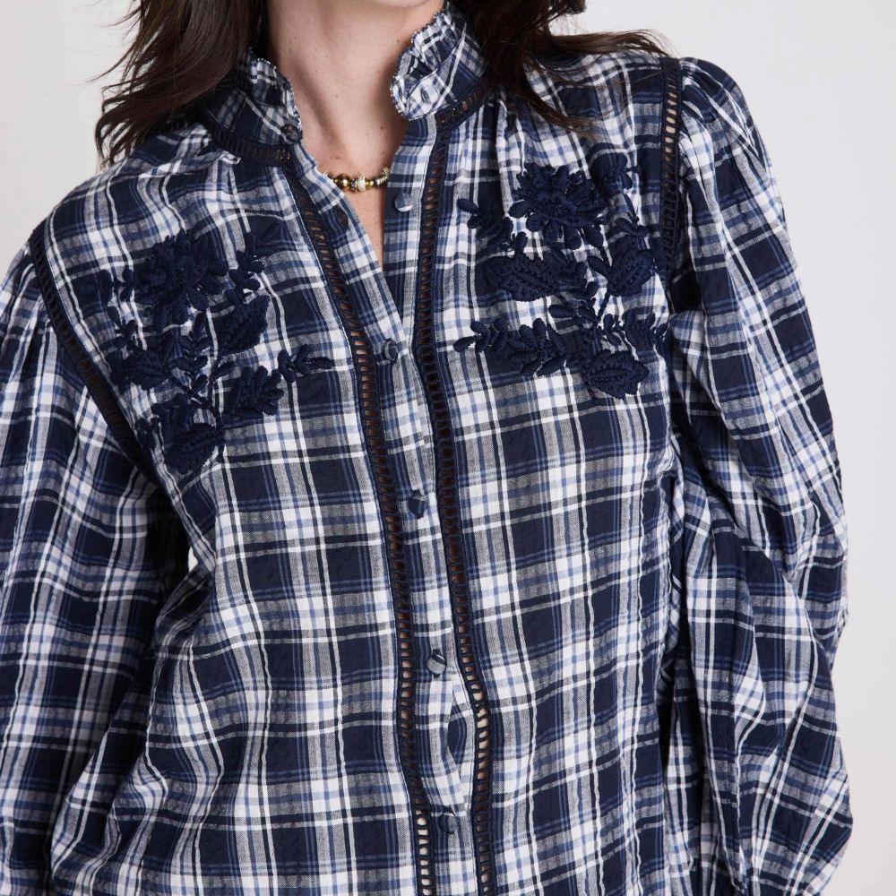 CHEMISE KIMMY BLUE - LOUIZON