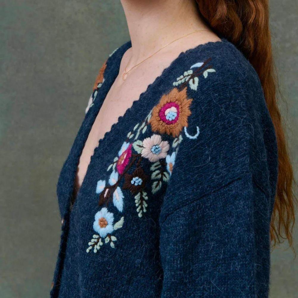 GILET LUNAMI MARINE - LOUISE MISHA – Image 2