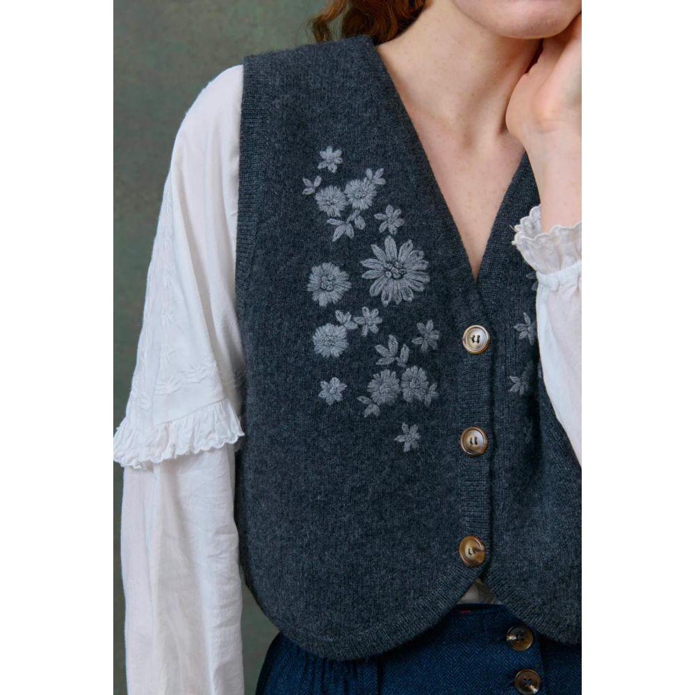 GILET IBINKA CHARCOAL - LOUISE MISHA – Image 3