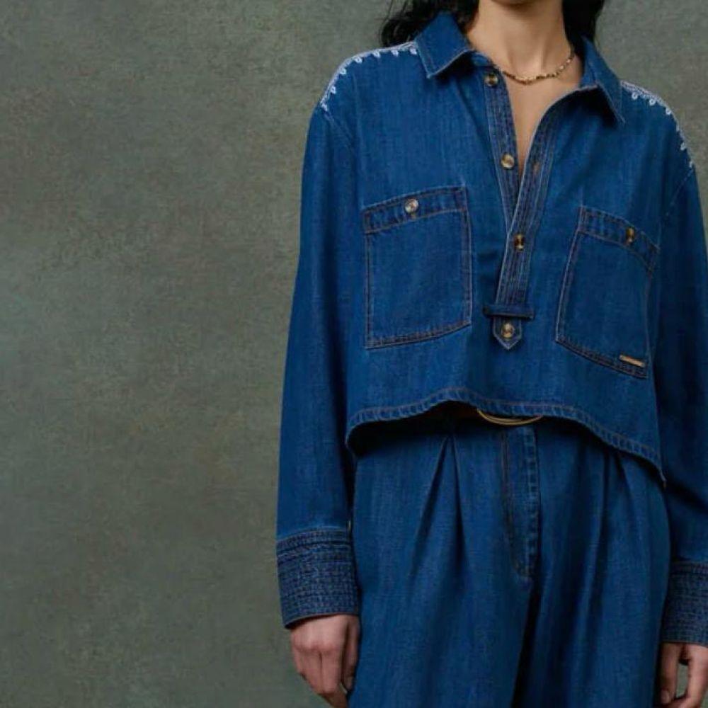 BLOUSE ILAYANA STONE - LOUISE MISHA