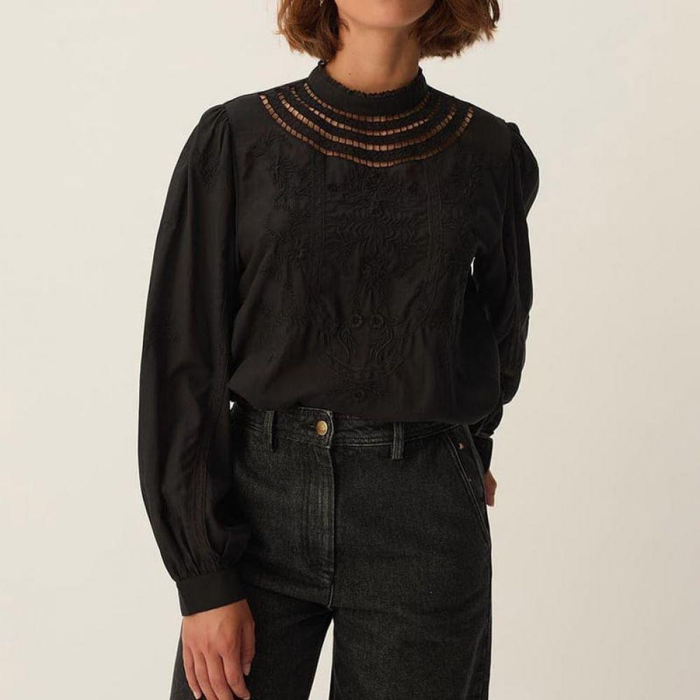 BLOUSE ETHAN NOIR - DES PETITS HAUTS