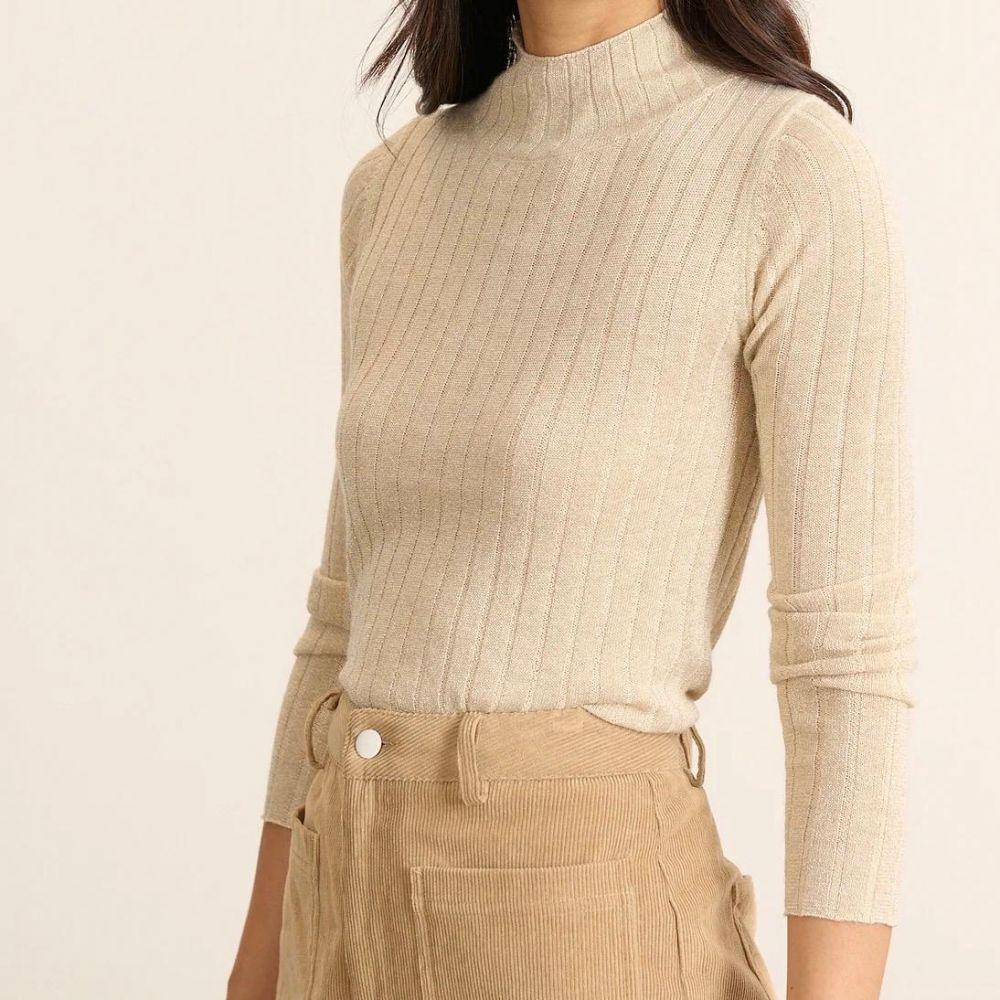 PULL PISTACHE BEIGE - GARANCE