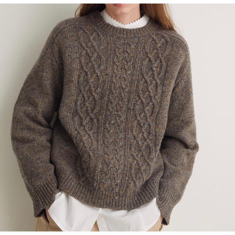 PULL JULIEN GRIS PLOMB - YERSE