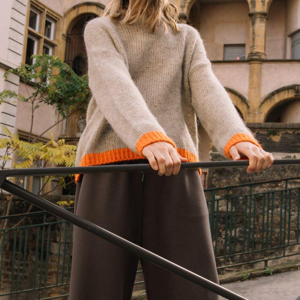 PULL JERY BEIGE  - INDI&COLD