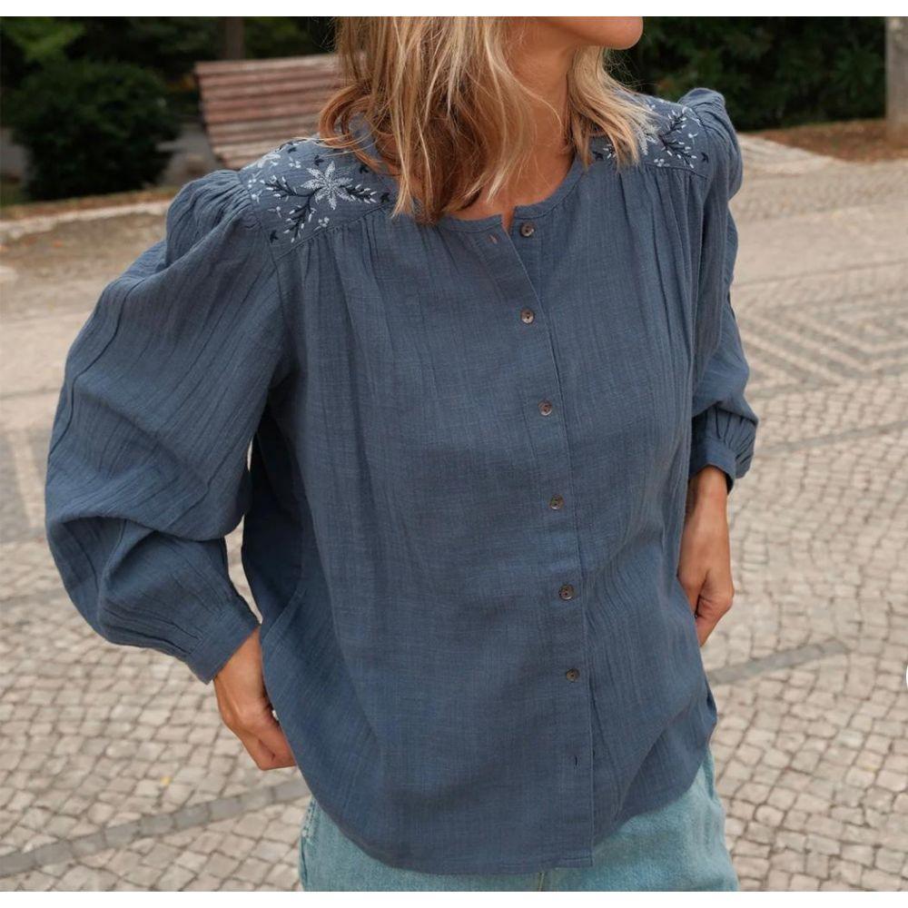 CHEMISE JOSELLE INDIGO - INDI&COLD