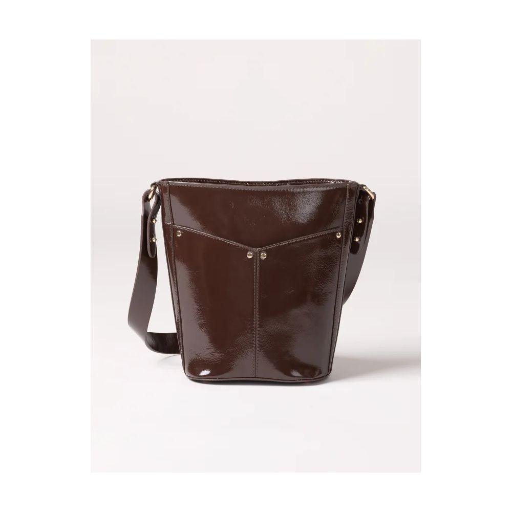 SAC GABRIELLE CHOCOLAT VERNIS - MARADJI