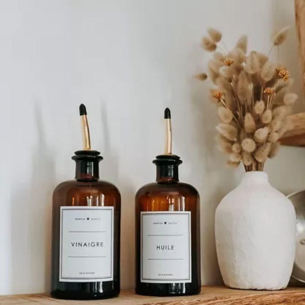 HUILIER AMBRE EN VERRE* - LES FLACONS DE L'APOTHICAIRE – Image 2