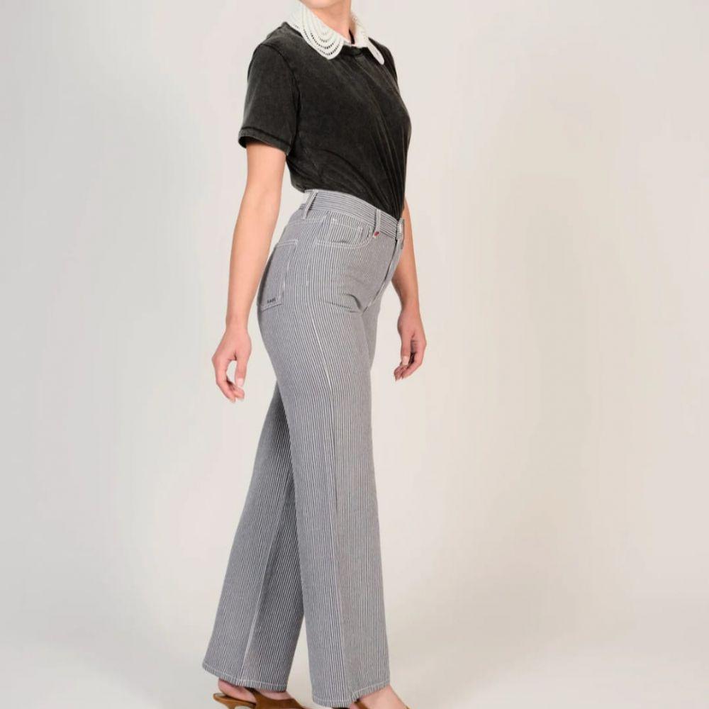 JEANS FOREST STRIPE NAVY - F.A.M – Image 2