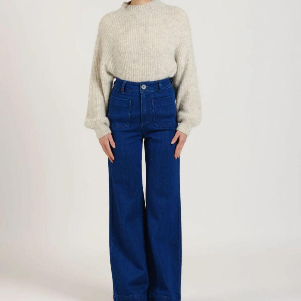 JEANS FAUVE NAVY2 - F.A.M