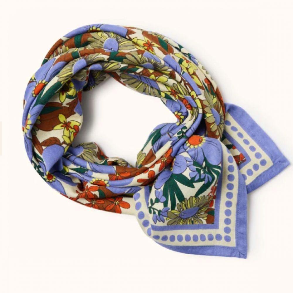 BIG FOULARD LATIKA BOUQUET IRIS - APACHES