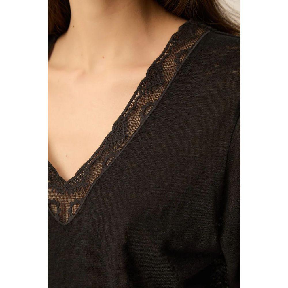 T-SHIRT HELA NOIR- DES PETITS HAUTS – Image 2