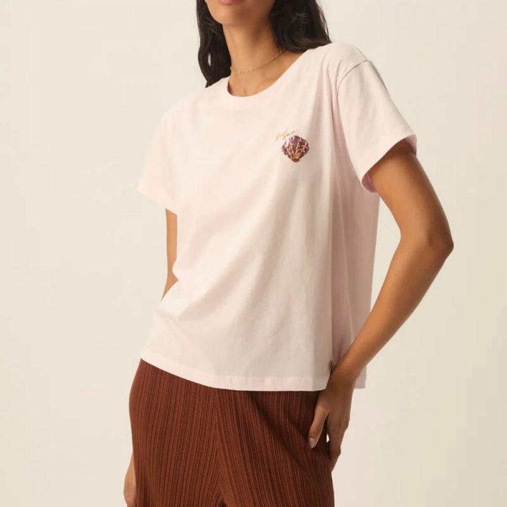 T-SHIRT ILIANA POUDRE - DES PETITS HAUTS