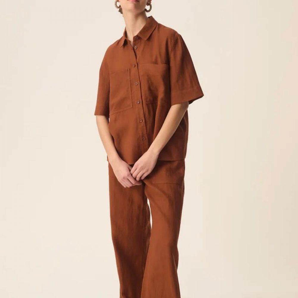 CHEMISE ESTONIE CHOCO - DES PETITS HAUTS