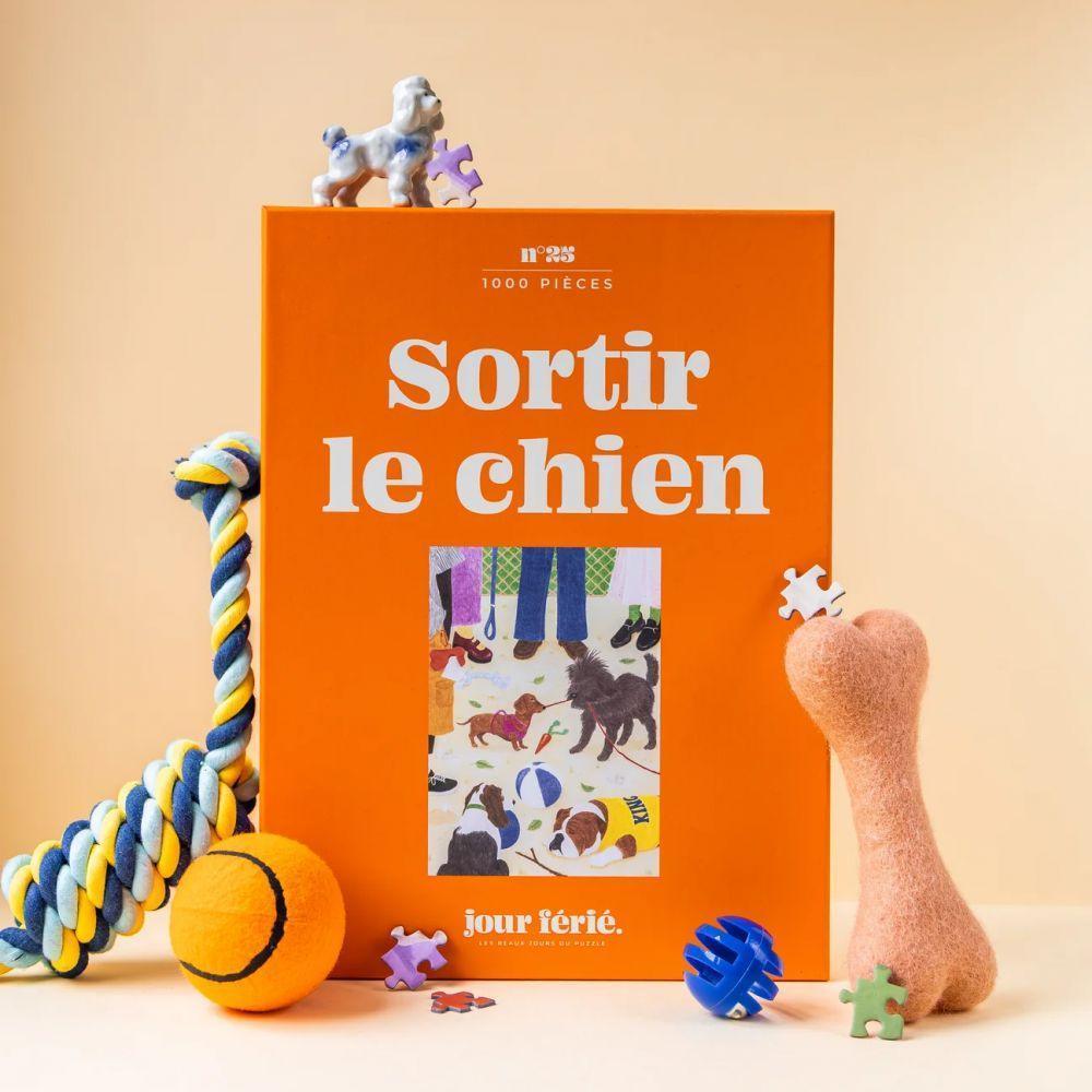 PUZZLE SORTIR LE CHIEN * - JOUR FERIE